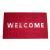 Atlas Welcome Steel Integrated Door Mat Maroon 45 X 75 Cm