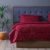 Urbane Reversible 4-Piece King Comforter Set-230x260 cm - Maroon