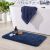 Panache Bathmat Navy 50X80Cm