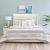 Crystal 4-Piece Queen Plush Comforter Set-228x254cm-Grey