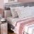 Shoreline Plum Bunches 3-Piece Queen Fitted Sheet Set -Lilac