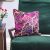 Radiant Heavy Beaded Cushion Cover 45X45 Cm Purple