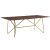 Cenadrin 6 Seater Dining Table - Walnut / Gold