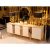 Arora Console With Mirror - Cream / Golden