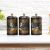 Monstera Round Tin Box With Handle In Lid 3 Pcs Set - Max5-118-009E
