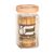 Loretta Square Glass Jar With Wooden Lid - 12 x 21.5 x 21.5 cm