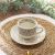 Samarakand Cup & Saucer Grey Cup:7.5 Dia 180Ml,Saucer :14 Cm