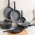 Ss22 Elite 8 Pc Cookware Set Grey-Fry Pan 26Cm,Sauce Pot 16Cm,Grill Pan 24Cm,Crepe Pan 28Cm,Wok 30Cm,Glass Lid 30Cm,Casserole 28Cm,Lid 28Cm,A100