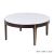 Cody Coffee Table-White Marble / Dark Oak