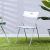 Dormer Metal Folding Chair - White
