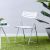 Cosmo Steel Folding Chair - White