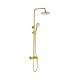 Milano Melz Bath Shower with Rod & Rain Shower Complete Set