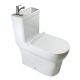 Milano WC with Hand Wash Basin UF seat cover S-Trap 250mm