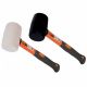 Milano Rubber Hammer White 24Oz Fiber Handle