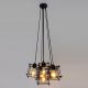 Adam Modern Hanging ON Chandelier - Black