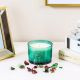 Ss21 Monique Glass Jar Candle With Gold Lid Norway Spurce&Cedar,340G,11X8Cm, Green Bl1108Pb-Gr