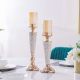 Madelyn Candle Holder Set Gold 11.5x11.5x47& 11.5x11.5x40 Cm