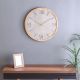 Stolpa Wooden Wall Clock Grey 60x4.5x60 Cm