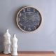 Ss22 Stolpa Mappemonde Wall Clock Black 60X6.5X60Cm 193006