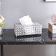 Ss22 Aleeza Tissue Box Chrome 24X12.5X10Cm 6020B