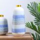 Ss22 Cellena Seaview Vase White,Blue,Gold 17X17X39Cm Cv10473-15-Cj-180464