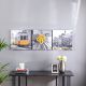 Ss20 Lorena City Stretched Canvas Set Of 3 -40X40X1.8Cmmdf 0707-4040-S/3