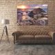 Diana Beautiful Sunrise Tempered Glass Wall Art Multi 120X80X0.4Cm S32313