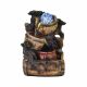 Aw19 Stalaca Geomantic Fountain With Colored Light 19X16X27Cm Brown 7110540L