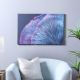Aw21 Lorena Super Big Purple Leaves Canvas 60X90X2Cm M1008-21014