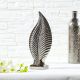 Aw21 Liana Leaf Abstract Silver 17.5X8X38.5Cm Hs219558-2