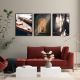 Lorena Scenery Art Frame 16X20Inch Set Of 3- Black