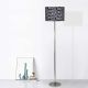 Aw21 Buda Metal Floor Lamp Chrome+Leaf 34×H139.5Cm