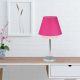 Aw21 Rondo Metal Table Lamp Chrome+ (Rosy+ Pink) 21×H42Cm