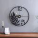 Stolpa Leaf Metal Wall Clock 60X4X60cm 21STC414
