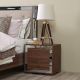Ezekiel Night Stand - Walnut / Mirror