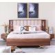 Dolores 180X200 King Bed - Walnut / Beige