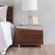 Lilith Night Stand - Walnut/Grey