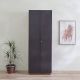 Davina 2-Door Wardrobe - Walnut / Black