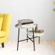 Melda End Table-Grey