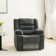 Allende 1 Seater Fabric Motion Recliner - Smoke Grey