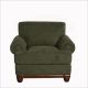 Portland 1-Seater Fabric Sofa – Green - With 2-Year Warranty