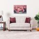 King Two Seater Fabric Sofa - Beige