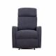 Gizmo 1 Seater Fabric Recliner - Charcoal
