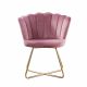 Bosley Accent Chair-Pink / Golden