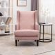 Zendee Fabric Accent Chair - Pink