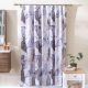 Solid Marble Printed Shower Curtain 182x182 Cm Multicolor