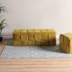 Okama Large Knitted Bench - Mustard