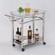 Romy 2 Tier Serving Trolley - Silver