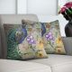 Dreamz Cushion 65X65Cm Multi Peacock -1 Filled Cushion