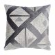 Edria Fancy Yarns Couching Embroidered
  Filled Cushion 45x45Cm
  6149721Gry/slv